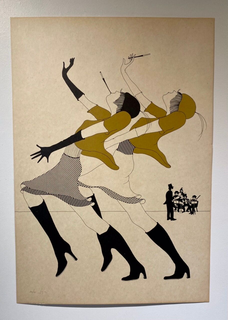 Illustration, the elegant, numbered, monogrammed XX century