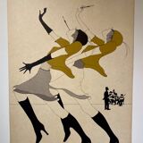 Illustration, les élégantes, numérotée, monogrammée XX siècle