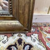 Miroir époque Louis Philippe à la feuille d'or 140x100 cm