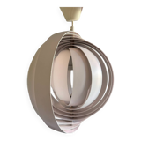 Lampe Pentant « Moon » originales de Verner Panton des années 1960