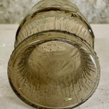 Service à orangeade verre fumé noir ancien/vintage