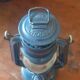 Lampe tempête bleu vintage