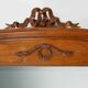Art Deco Mirror in Oak with Carved Decorations and Facet Cut Mirror, 1930s