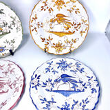 6 antique earthenware plates Martres Tolosane Jodra