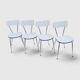 Set of 4 vintage Formica chairs – 1960s