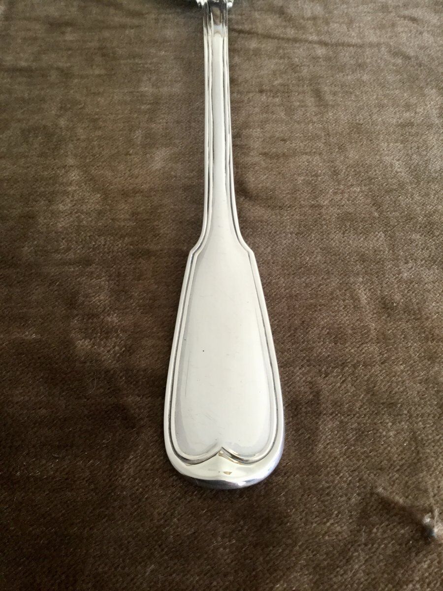 Silver stew spoon