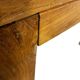 Table XL vintage en bois avec marqueterie