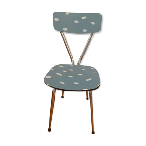 Chaise en formica vintage relookée