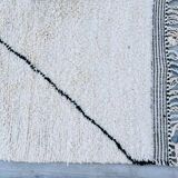 Moroccan rug, handmade Beni Ourain rug, 150/250cm