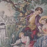 Genuine woven tapestry in the Aubusson style – pastoral French tapestry