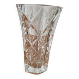 Vase en verre transparent