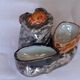 Porcelain salt cellar / Sea theme
