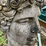 Head of Apollo in reconstituted cement