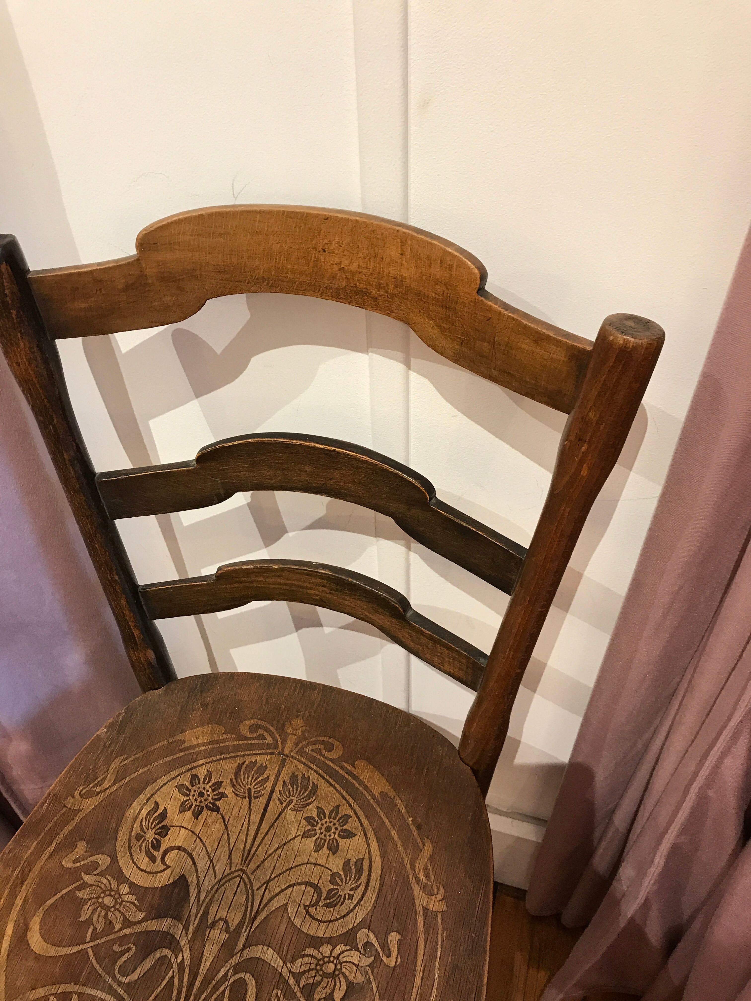 Art Nouveau bistro chair