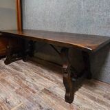 Large farmhouse table / solid wood dining table / 200cm