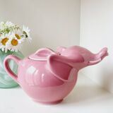 Pink ceramic elephant teapot