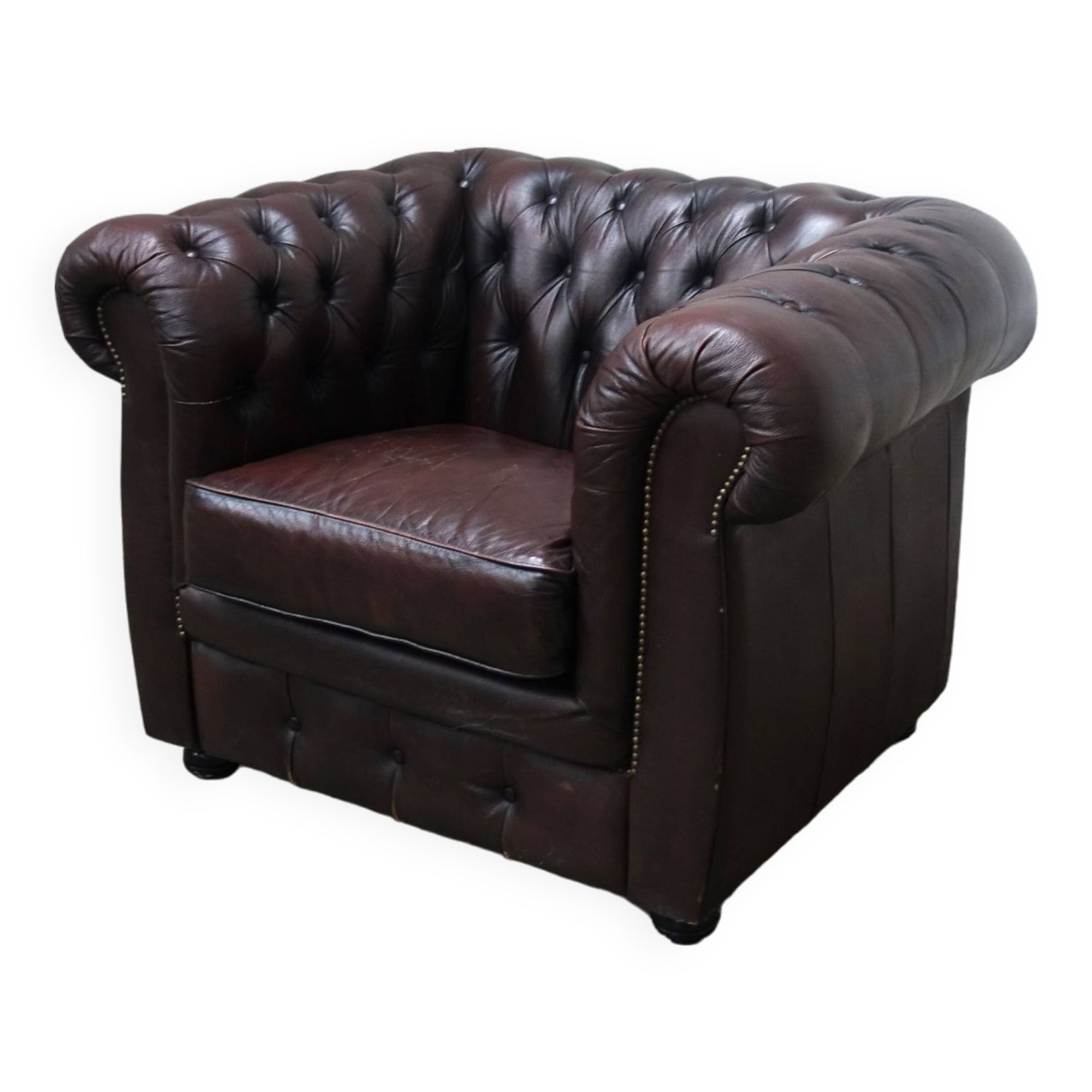 Vintage Chesterfield club fauteuil