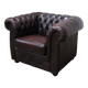 Vintage Chesterfield club fauteuil