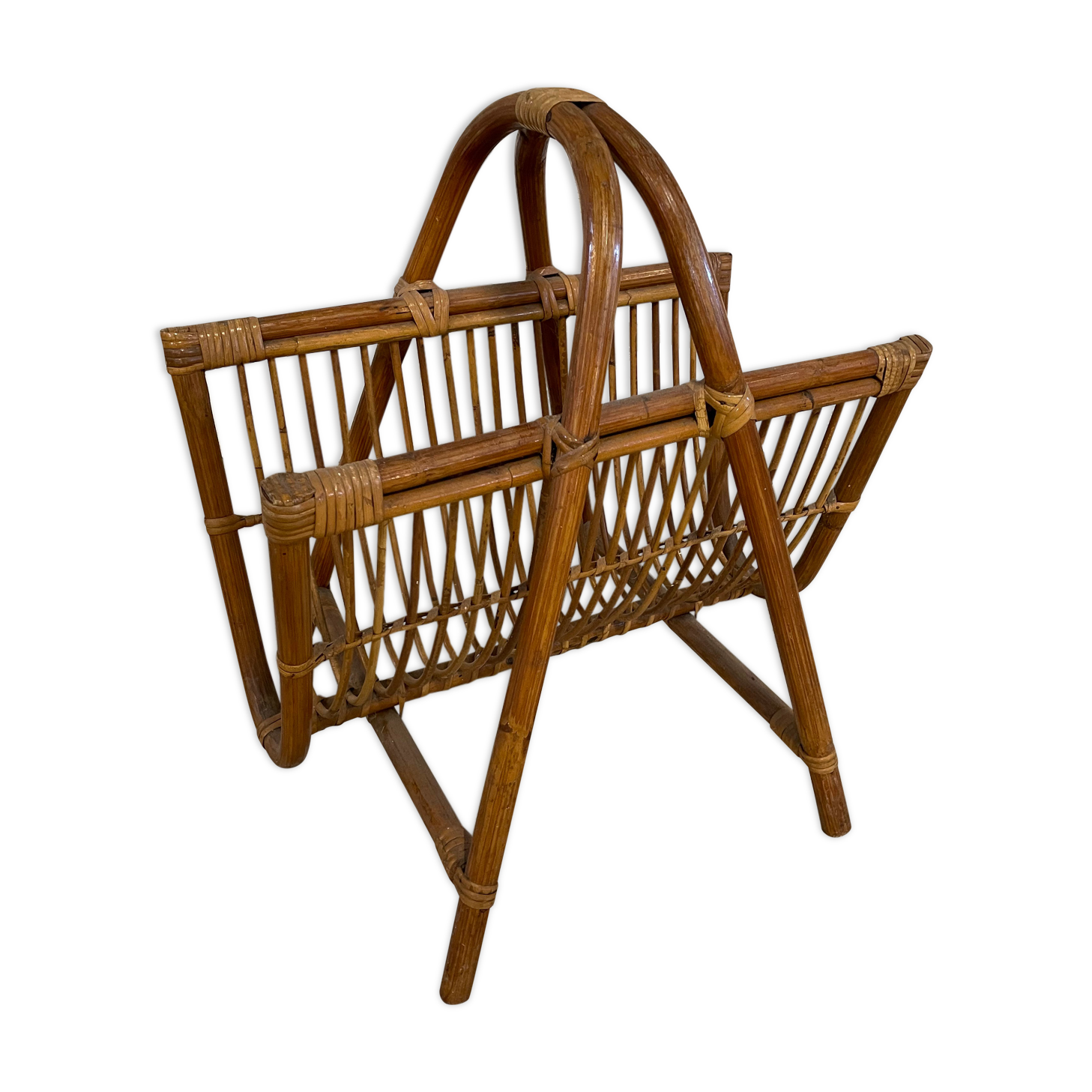 Rattan magazine door 1970s