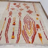 Handcrafted Moroccan Berber Rug 246 X 147 cm