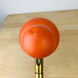 Spot lamp orange clamp 70s space age