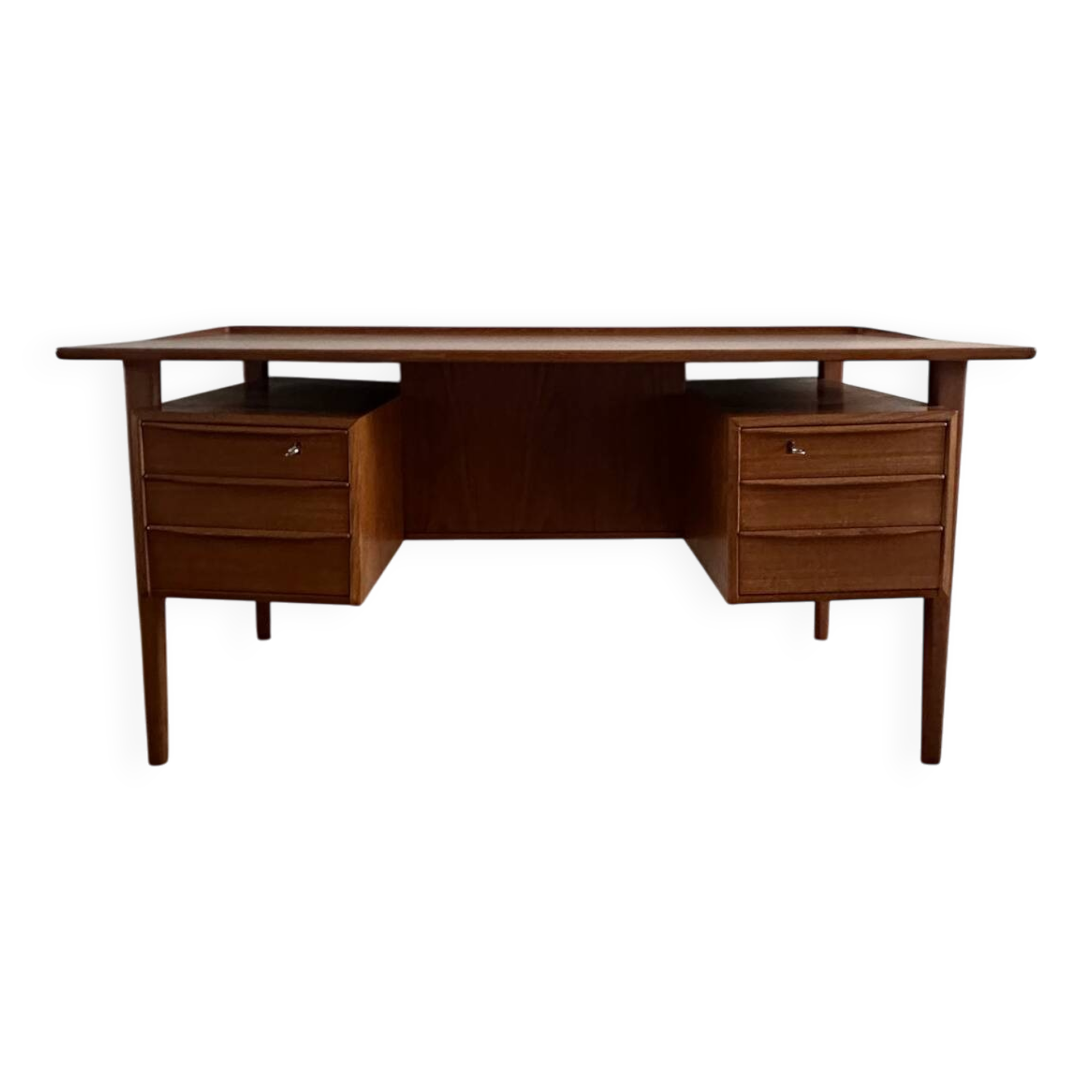 Mid-century Teak desk by Peter Løvig Nielsen