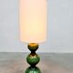 Vintage green ceramic bubble table lamp Kaiser Leuchten