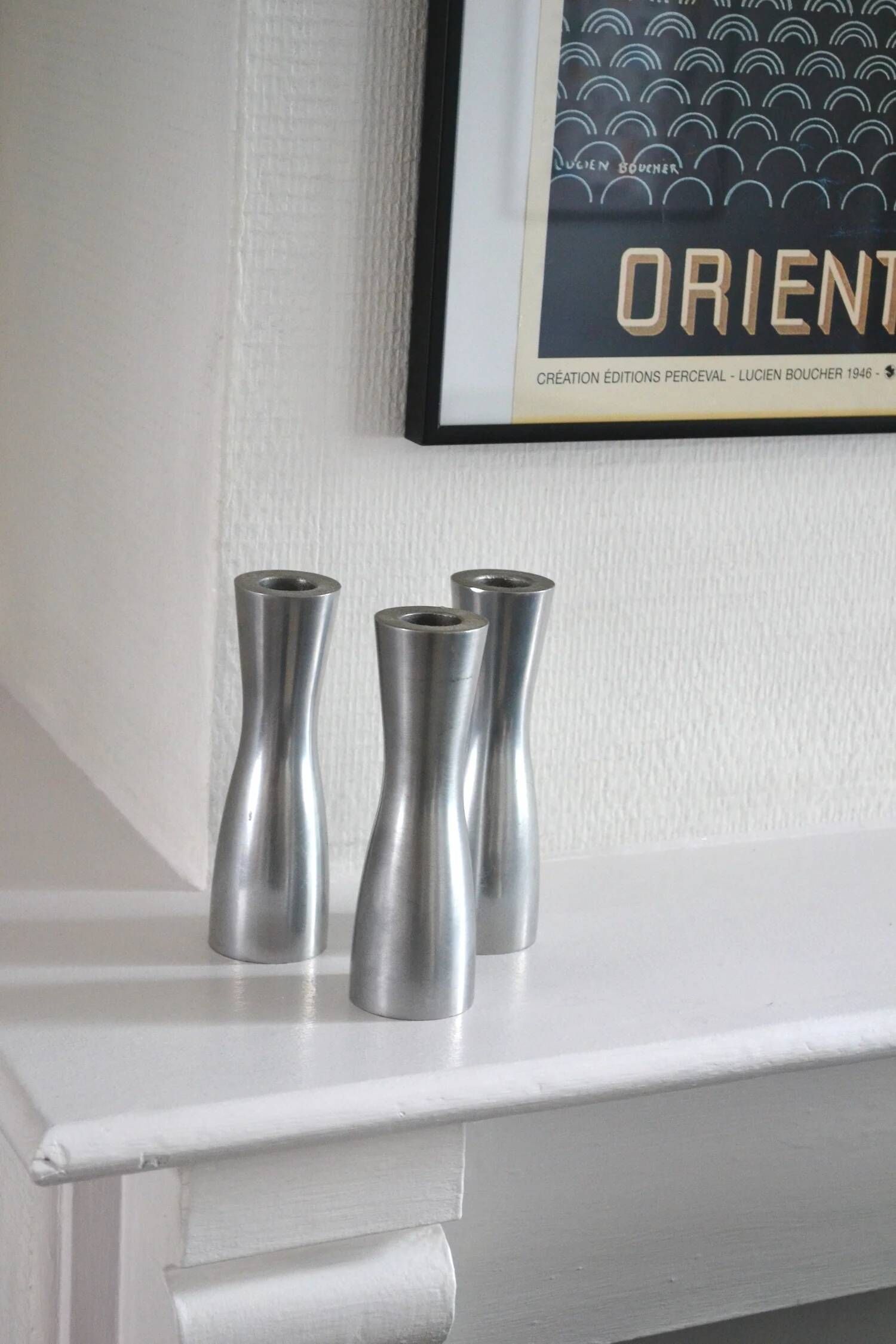 Scandinavian candle holders