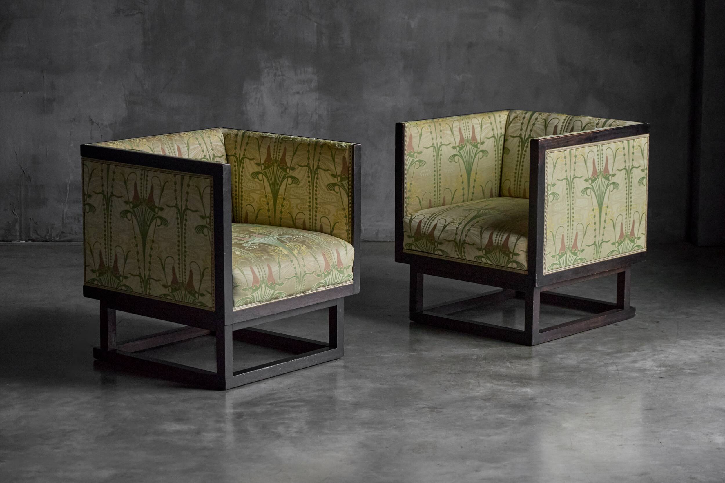 Cabinet Armchairs by Josef Hoffmann, Austria, 1903
