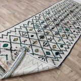 Vintage Berber abstract rug 375 X 132 CM