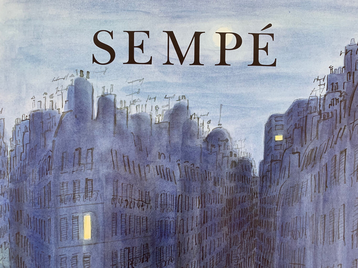 Affiche d’exposition Sempé 1992