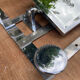 Wall coat rack / 50s chrome cloakroom