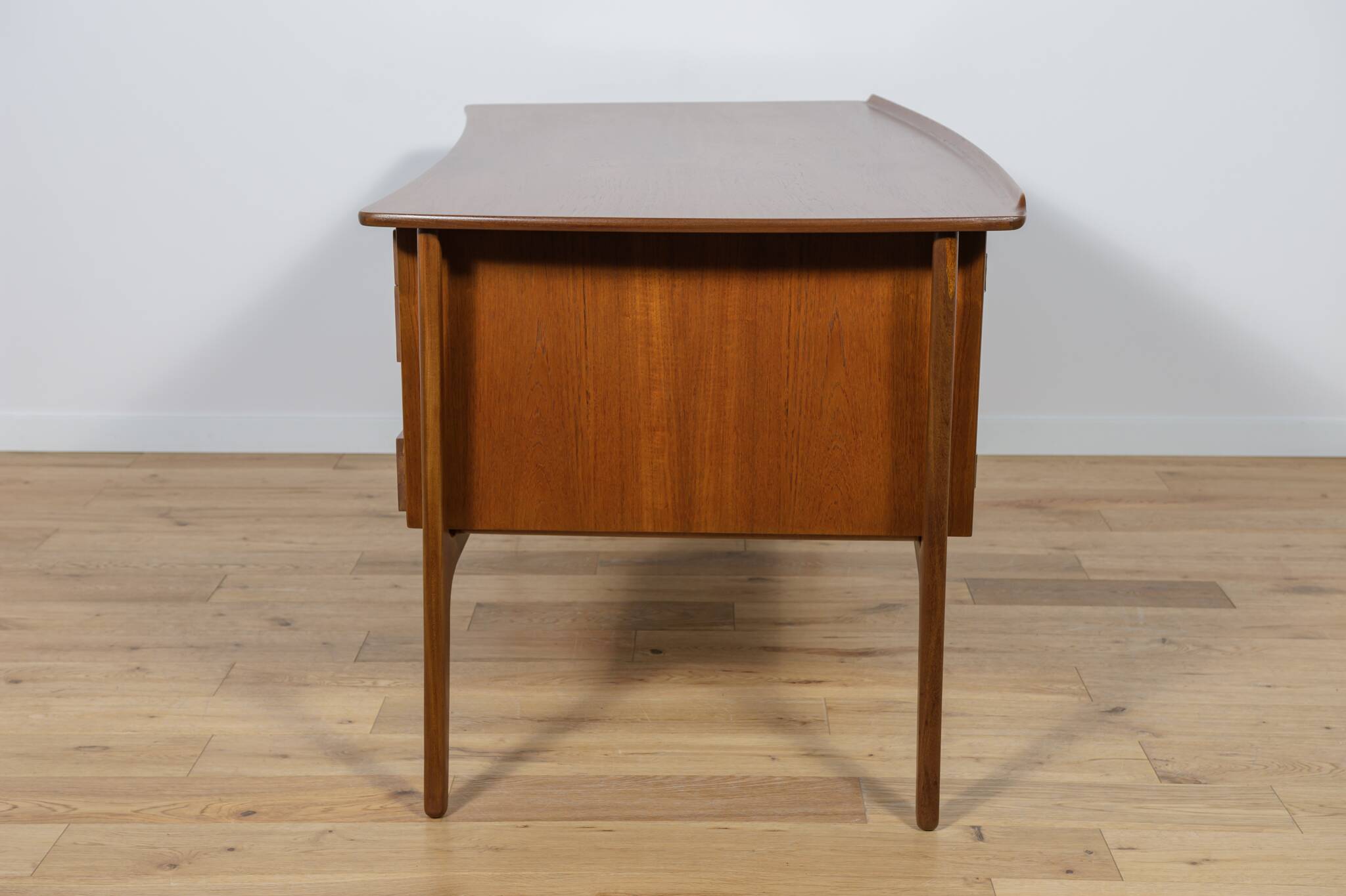 Teak Desk by Svend Åge Madsen for H.P. Hansen, 1960s