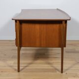 Teak Desk by Svend Åge Madsen for H.P. Hansen, 1960s