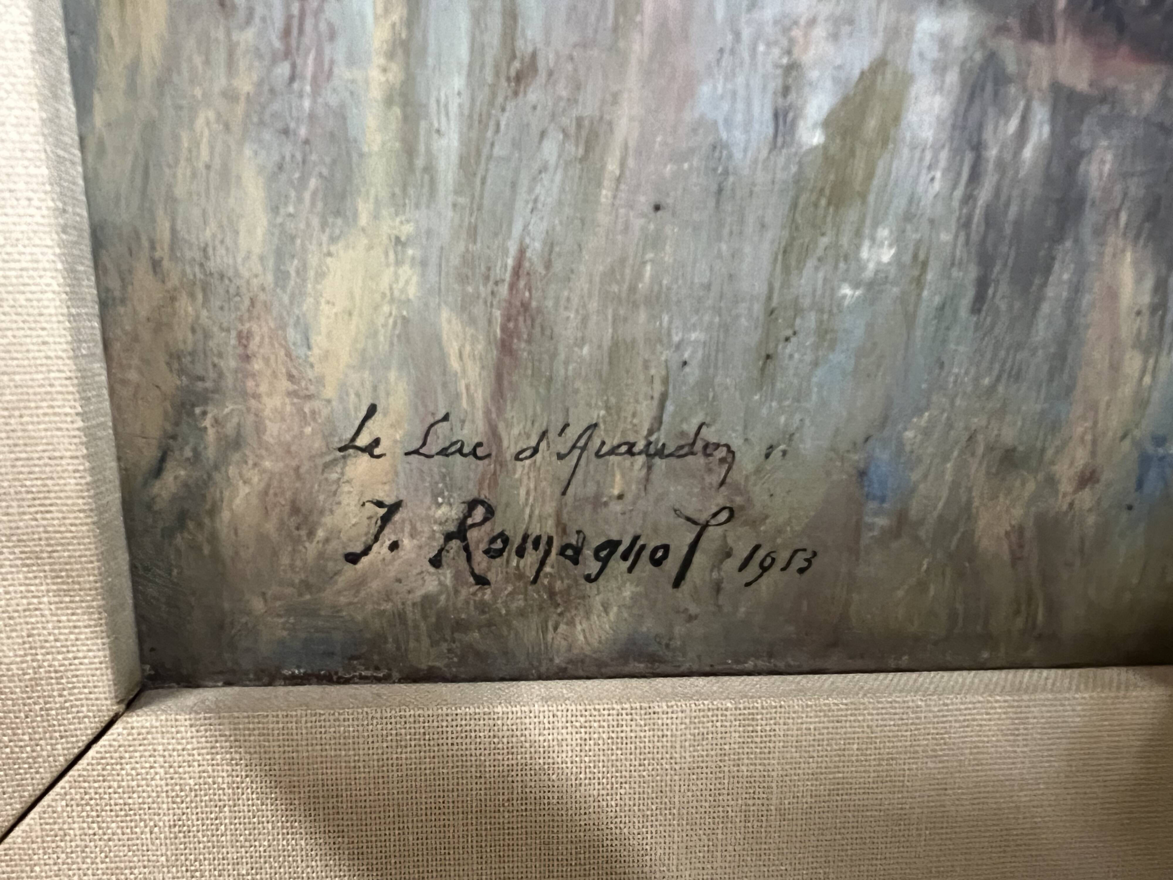 Oil on canvas Joseph Romagnol 1893-1981