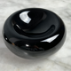 Ceramic ashtray of round shape of the 80s.