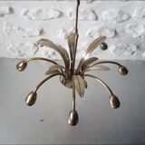 Ideal metal chandelier palm foliage