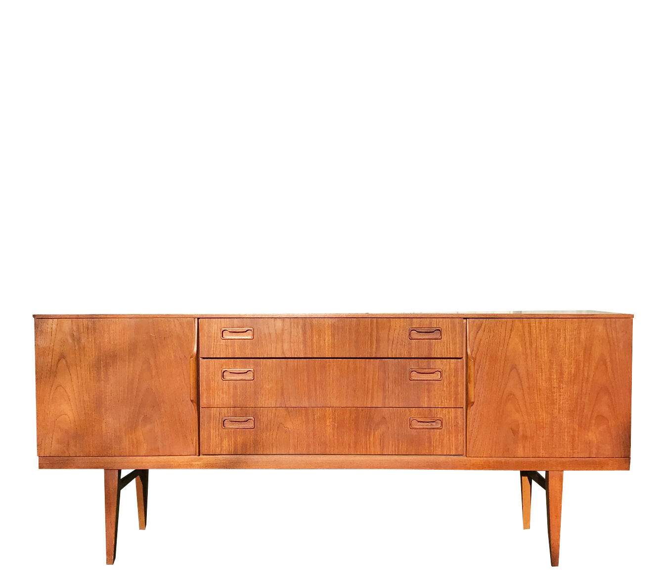 Teak enfilade, Scandinavian design from the 1960s/70s