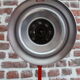 Lampe architecte RDA rouge 70's
