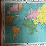 Carte des messageries maritimes