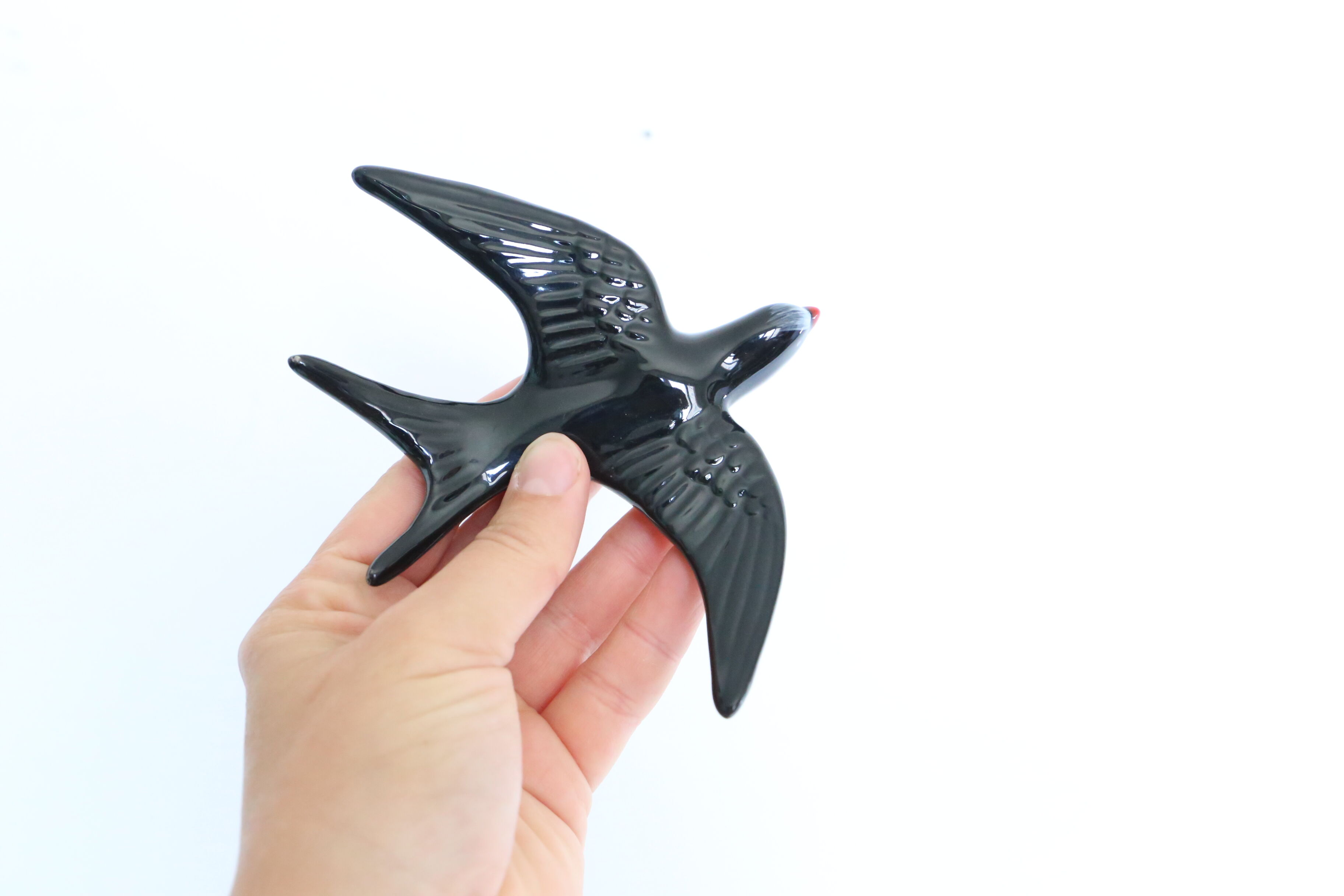 Soaring 3 ceramic swallows