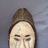 Ancient Tribal Wood Mask African Punu Maiden Mukudji Gabon
