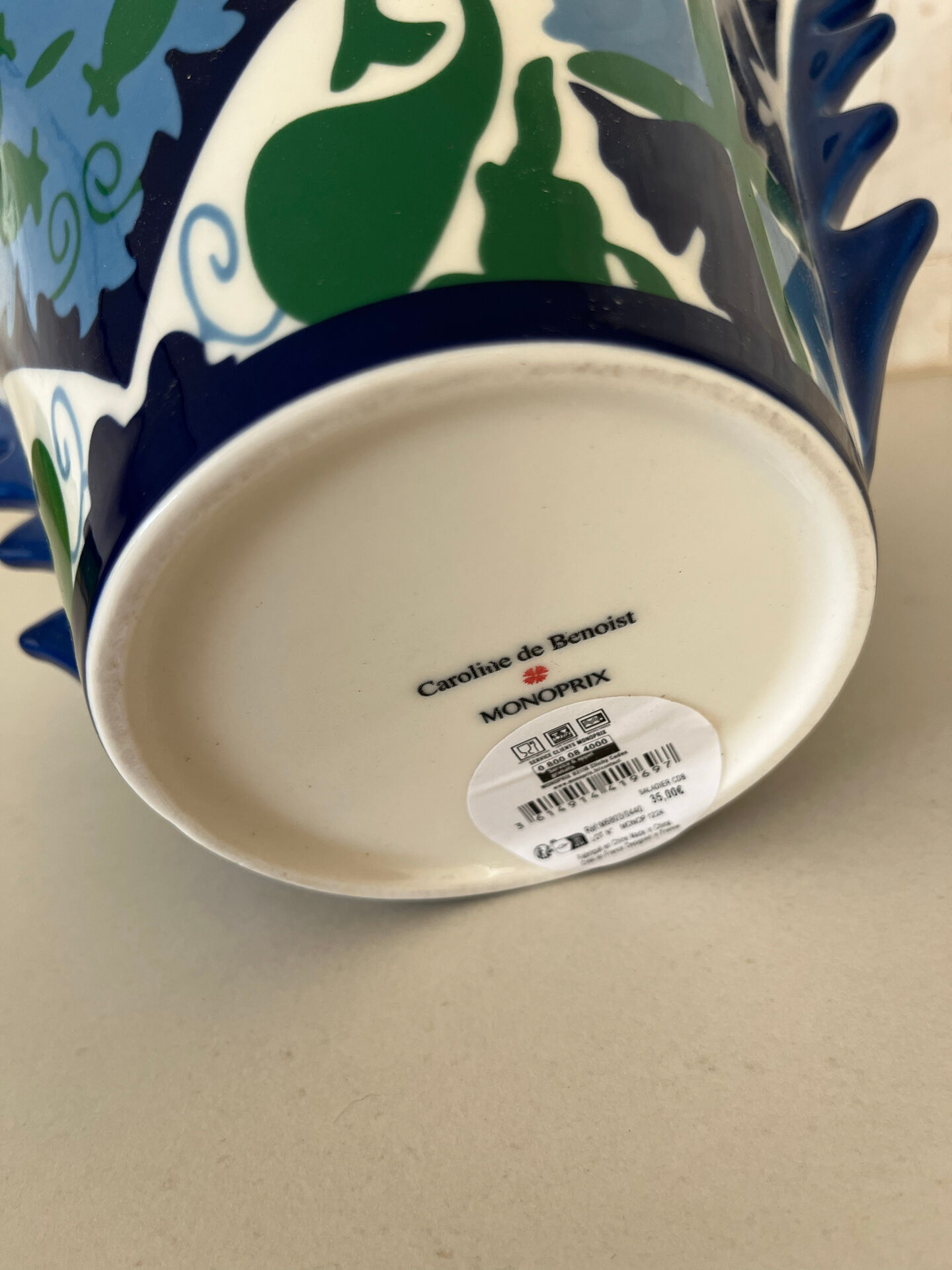 New ceramic salad bowl Caroline de Benoist
