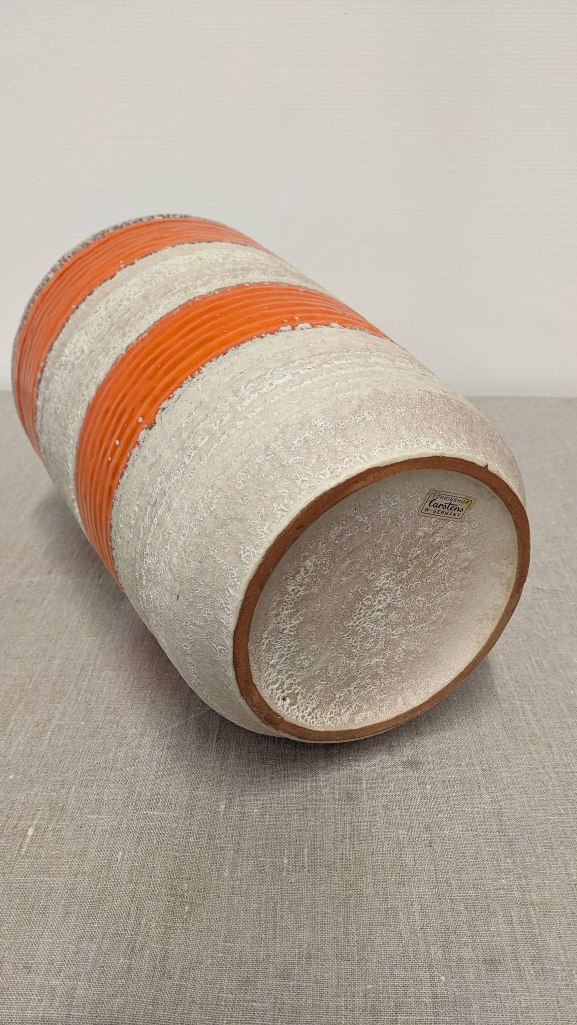 XL ceramic vase by Carstens, West Germany circa 1960