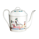 Limoges coffee maker inspired by ancient Egypt in the style of the 80s