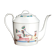 Limoges coffee maker inspired by ancient Egypt in the style of the 80s