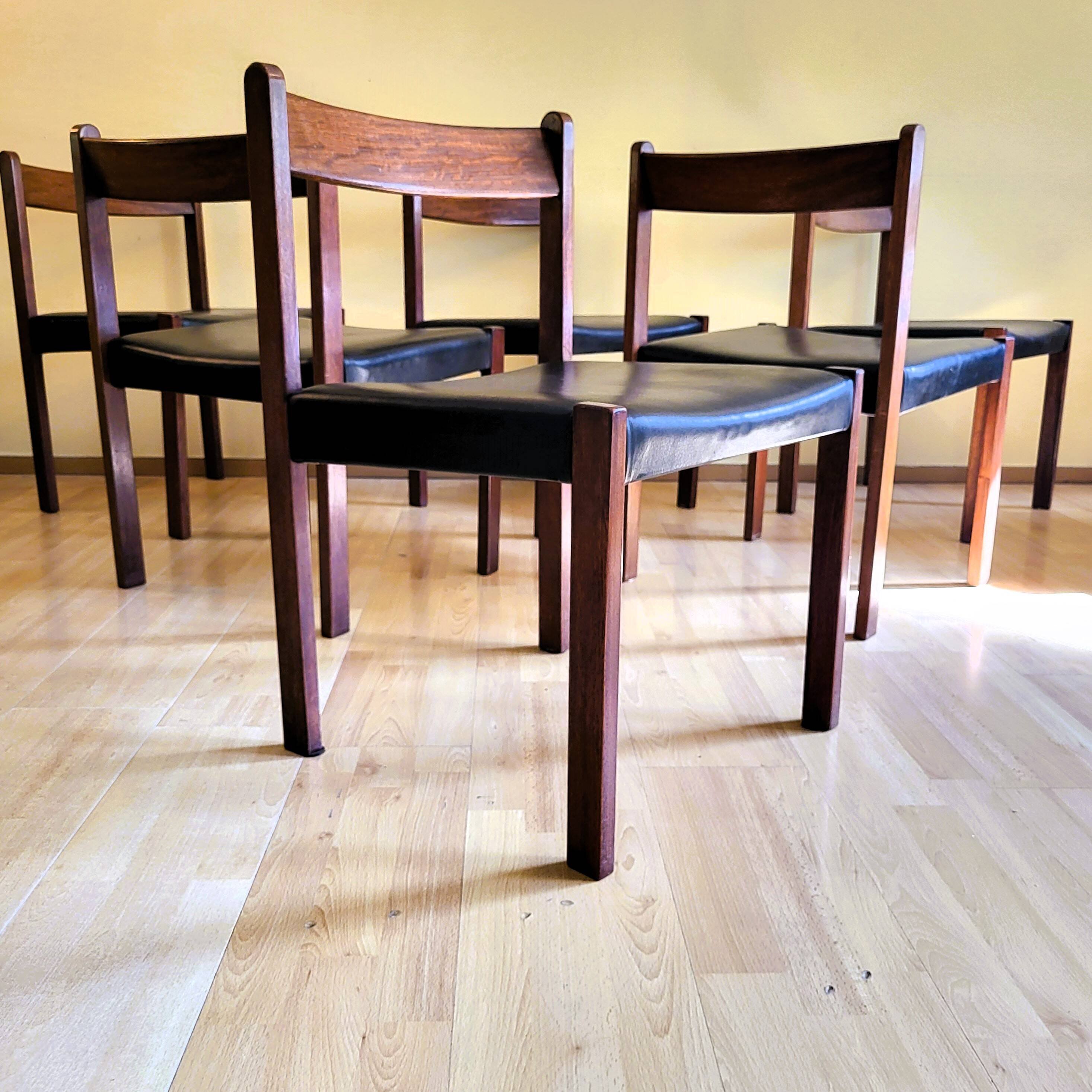 6 Vintage Chairs by Alfred Hendrickx for Belform