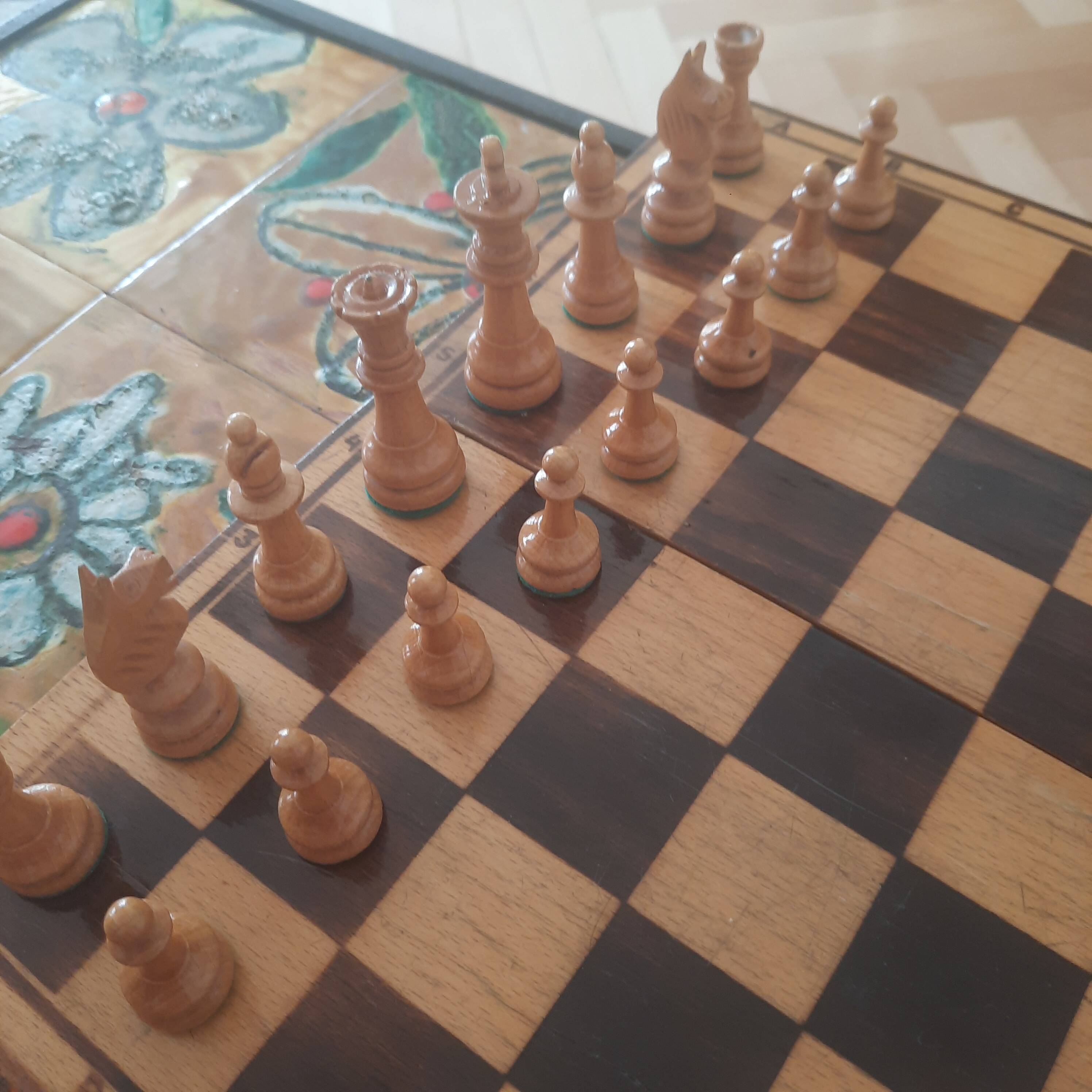 Jeu d'échecs vintage