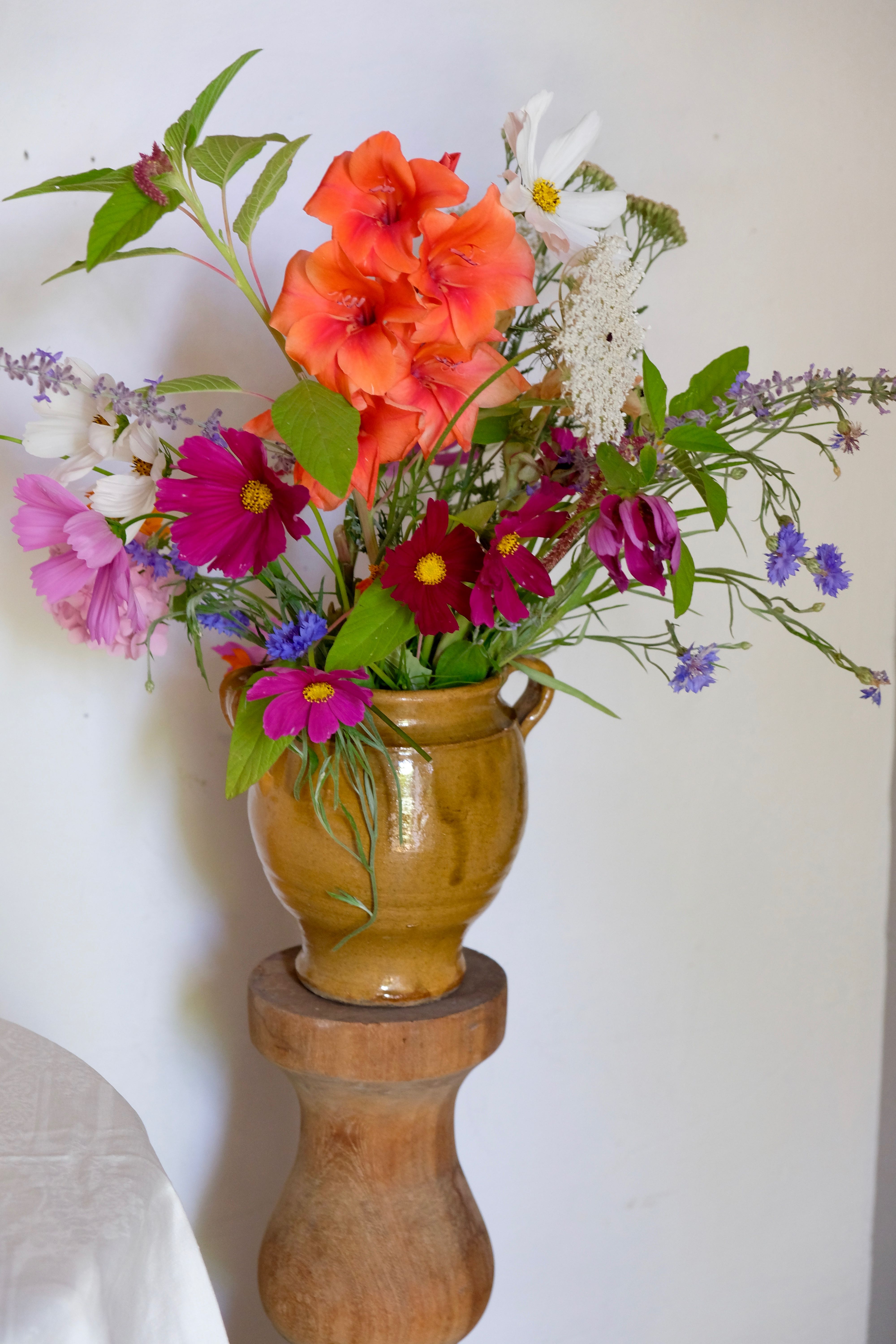 Glazed terracotta grease pot / jar