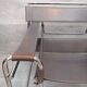 Marcel Breuer Wassily  grey leather B3 Chairs 1980s Italy